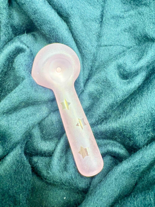 Frosted Star Spoon by Jellyfish Glass