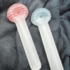 Jerika Frosted Hand Pipe by Jellyfish Glass