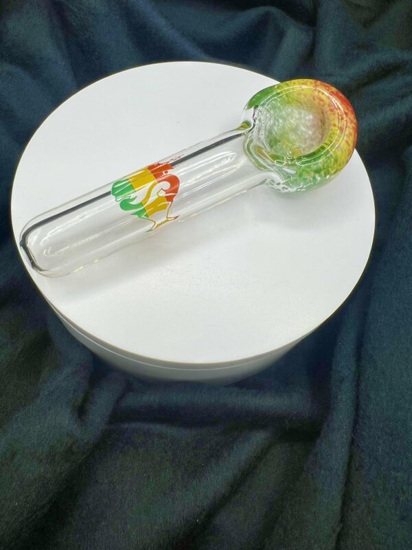 RastaFritHandpipe9.jpg Rasta Frit Phish Spoon by Jellyfish Glass