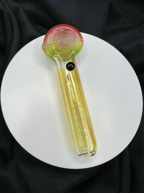 RastaPopSpoon1.jpg Rasta Pop Hand Pipe by Jellyfish Glass